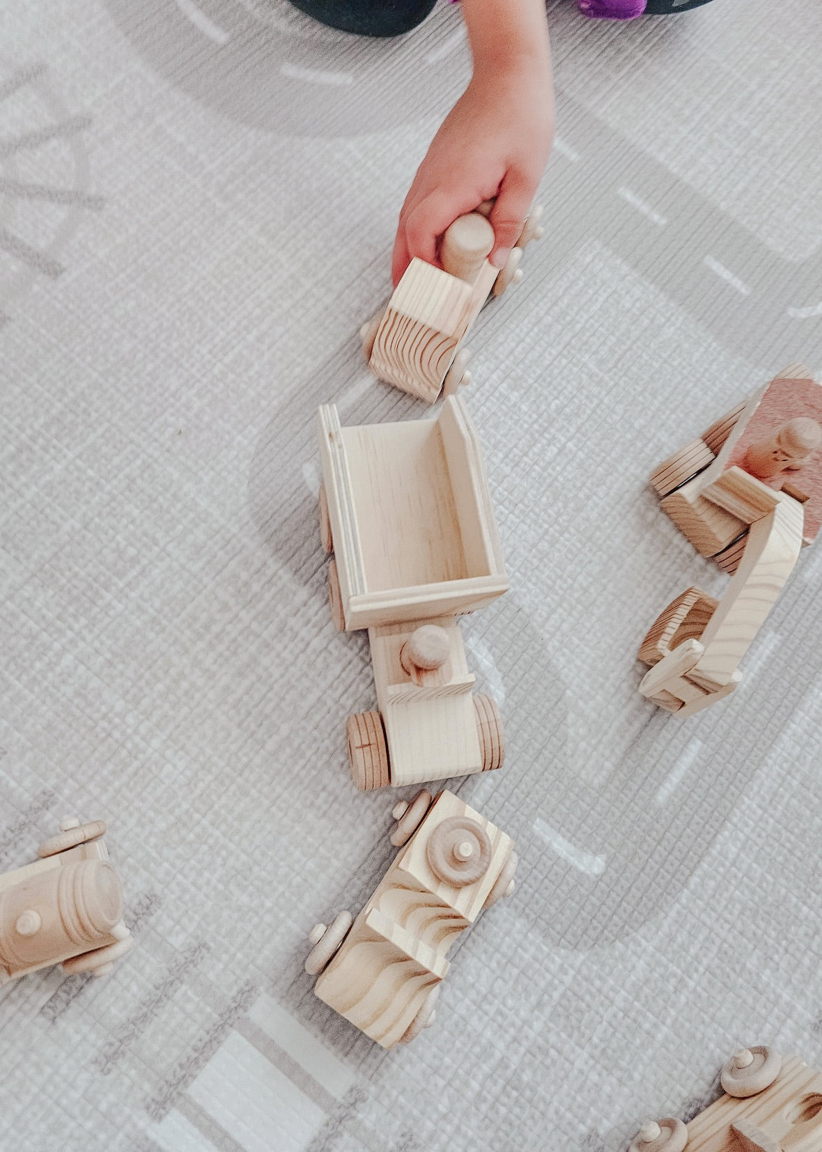 Boho Grey / The Streets - Padded Playmat - Large