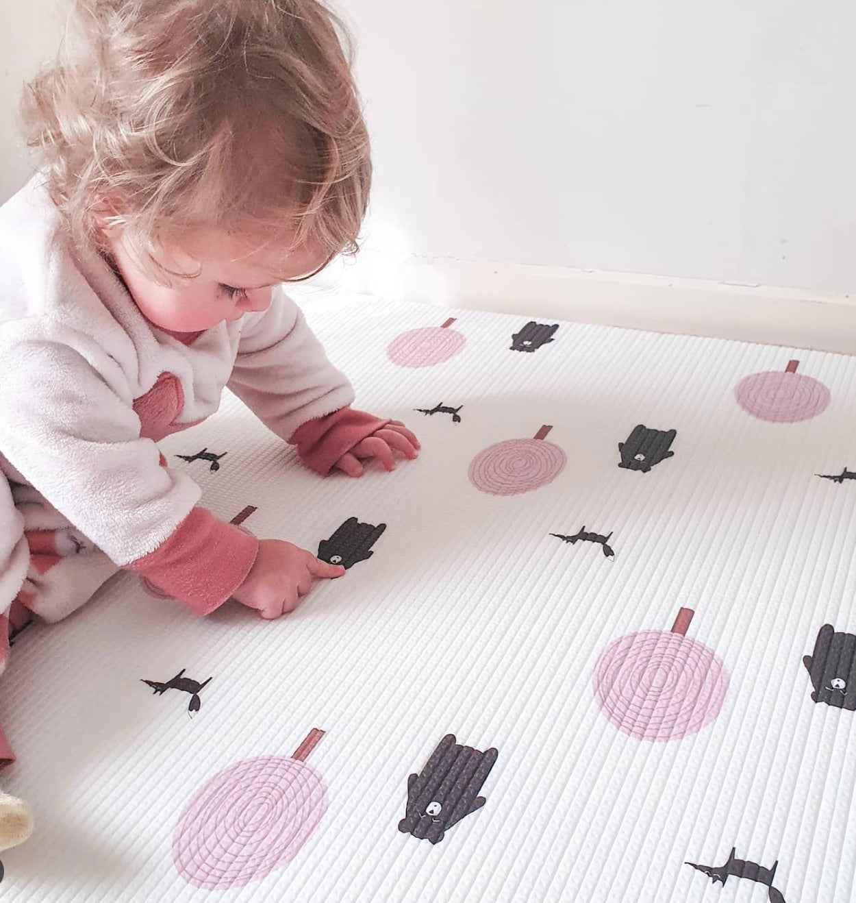 Forrest / Blush - Padded Playmat - Small