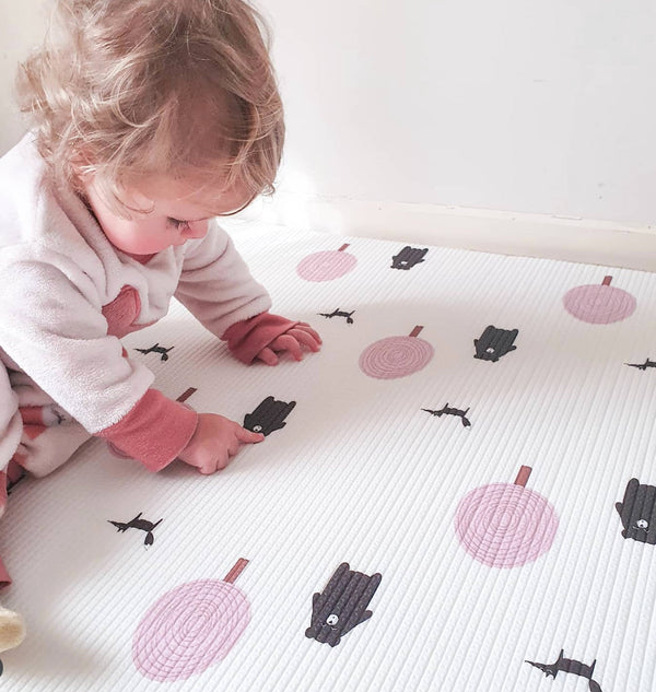 Forrest / Blush - Padded Playmat - Small