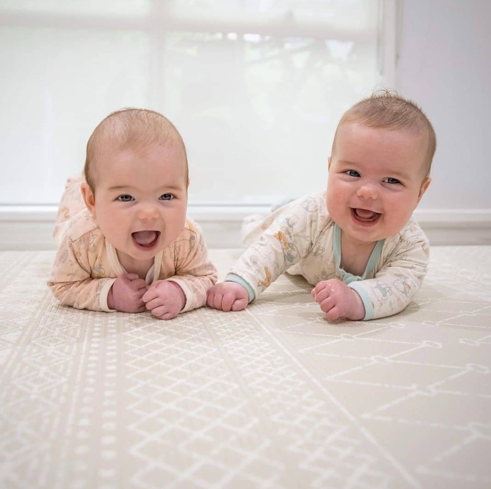 Boho Grey / The Streets - Padded Playmat - Large